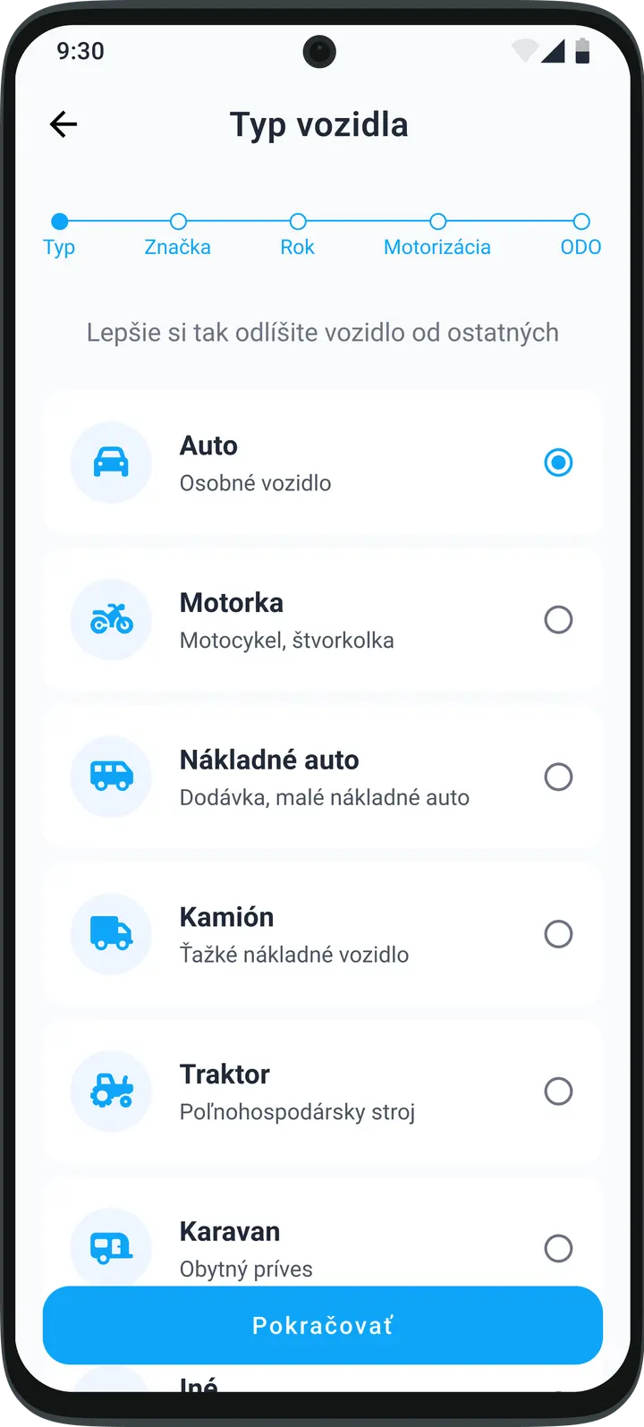 Správa viacerých vozidiel v jednej aplikácii – autá, motorky a ďalšie typy vozidiel v HealthCar